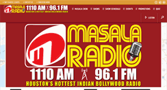 Desktop Screenshot of masalaradio.com