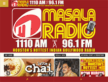 Tablet Screenshot of masalaradio.com